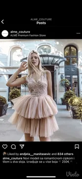 Alme couture haljina