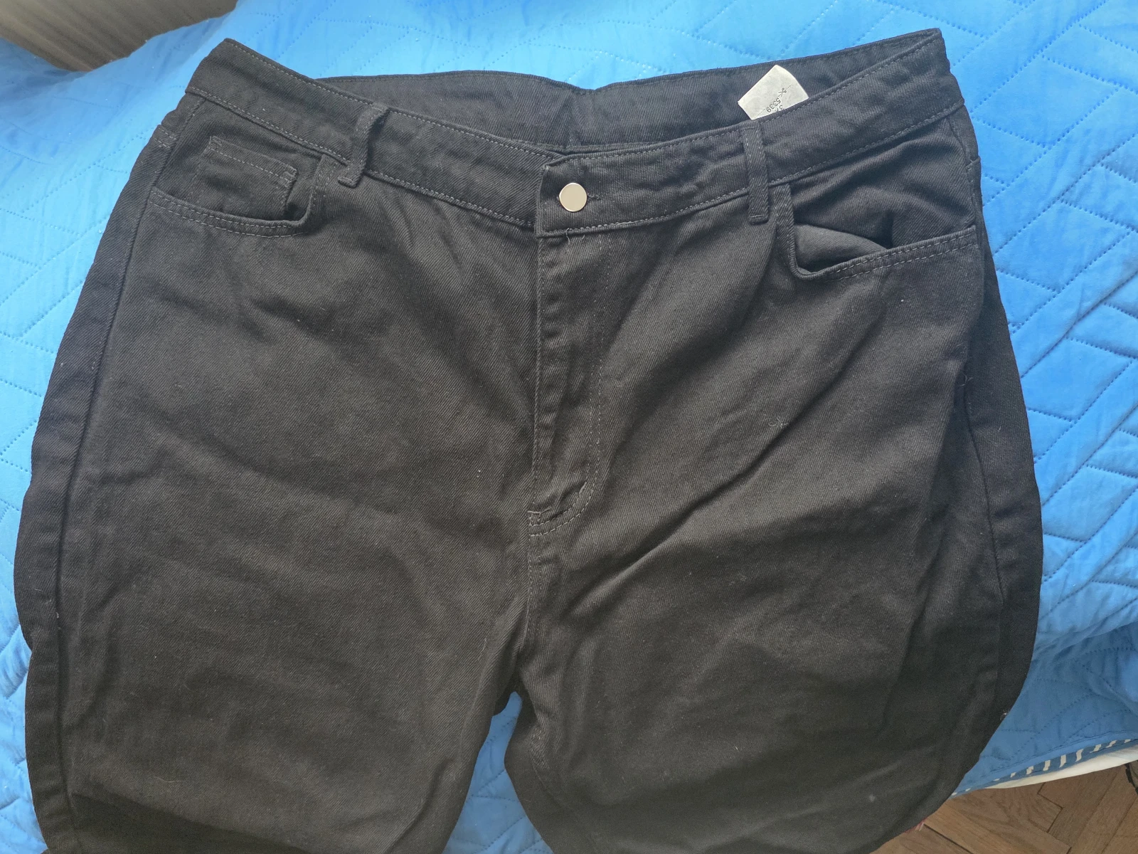 Crne farmerke Plus Size moms jeans