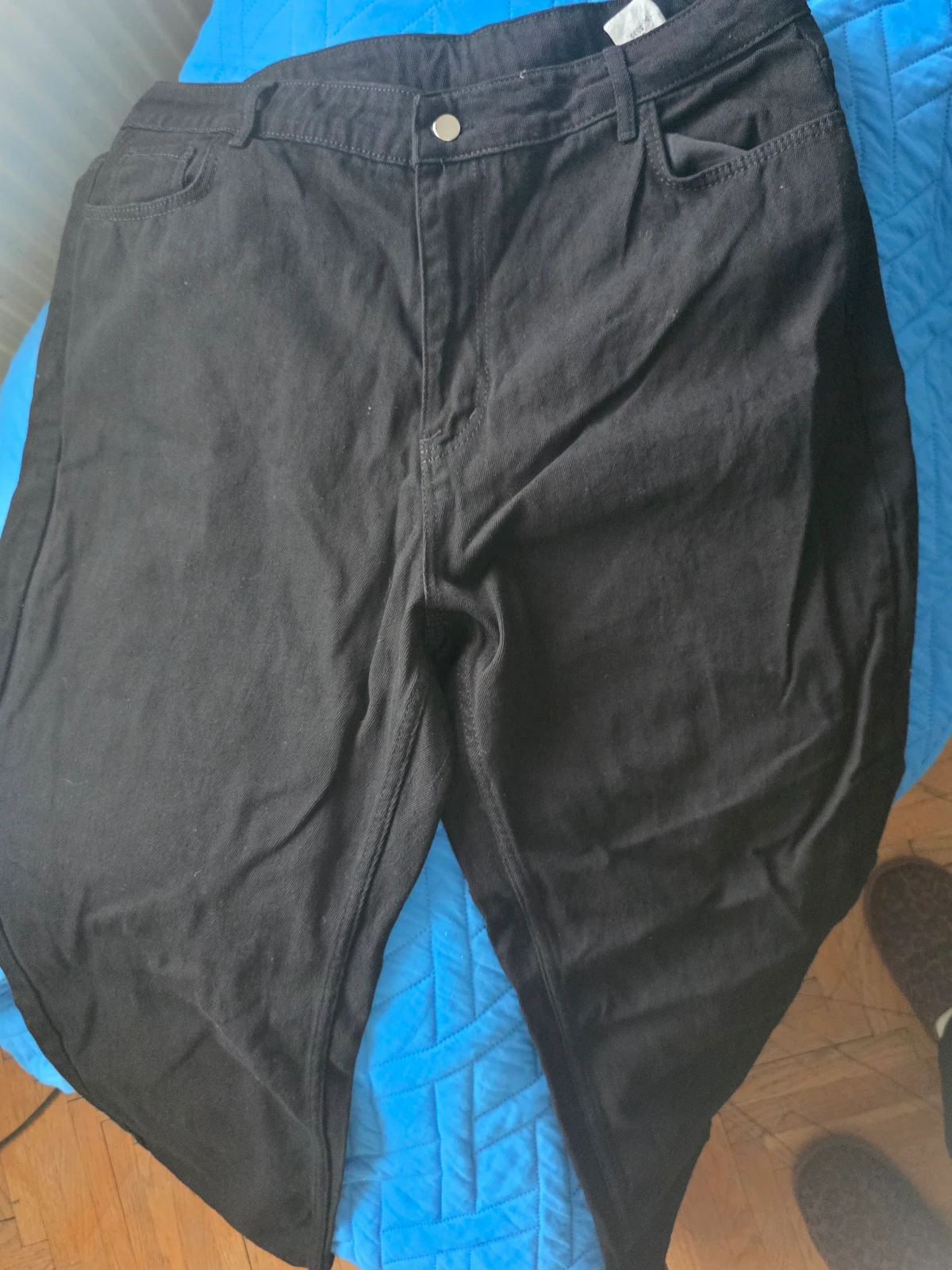 Crne farmerke Plus Size moms jeans