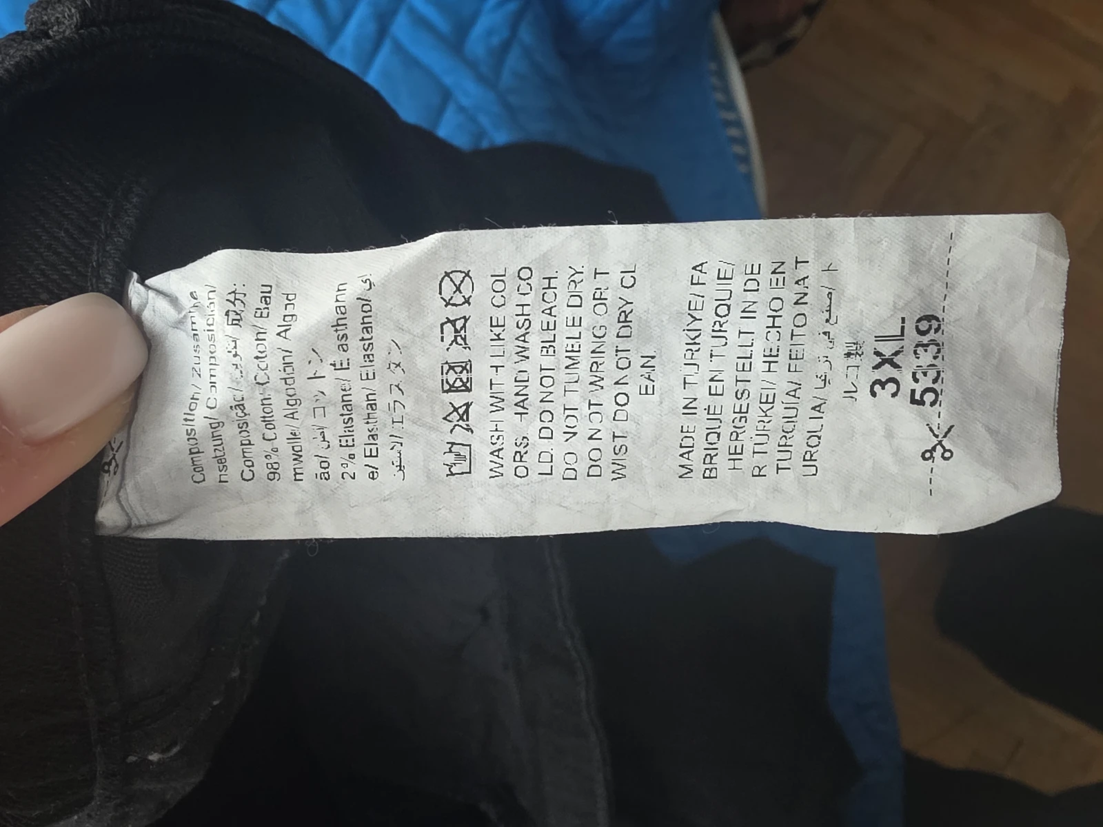 Crne farmerke Plus Size moms jeans
