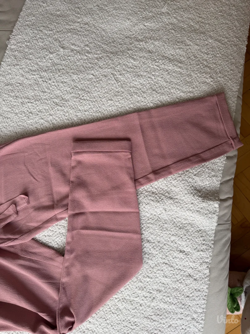 Roze cigaret pantalone