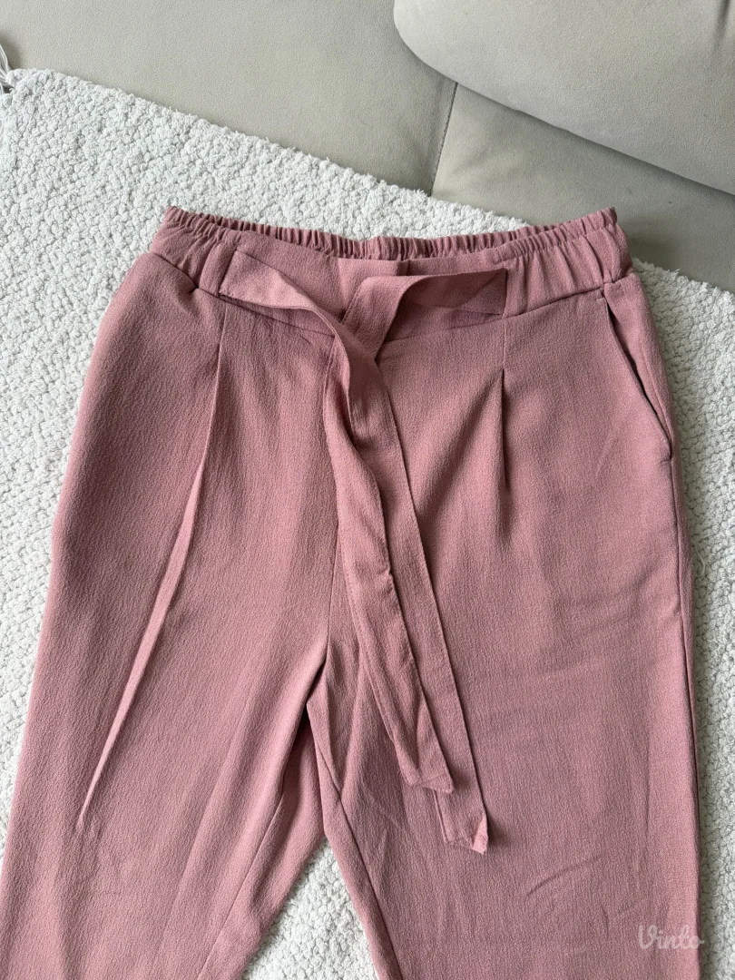 Roze cigaret pantalone