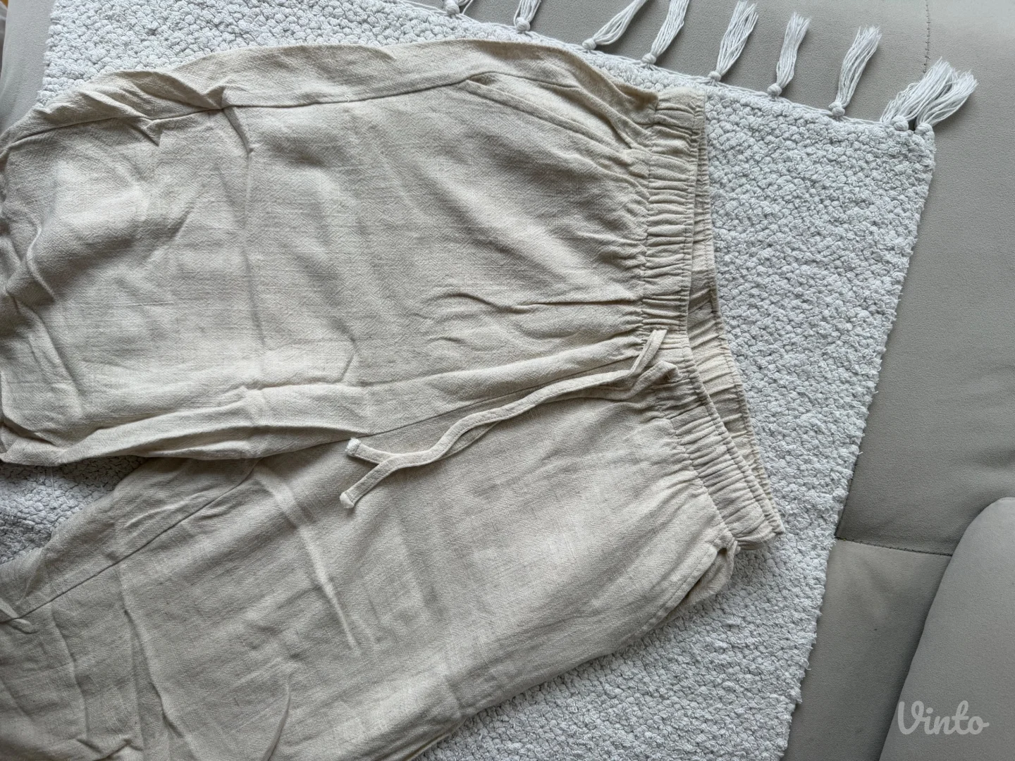Stradivarius lanene pantalone