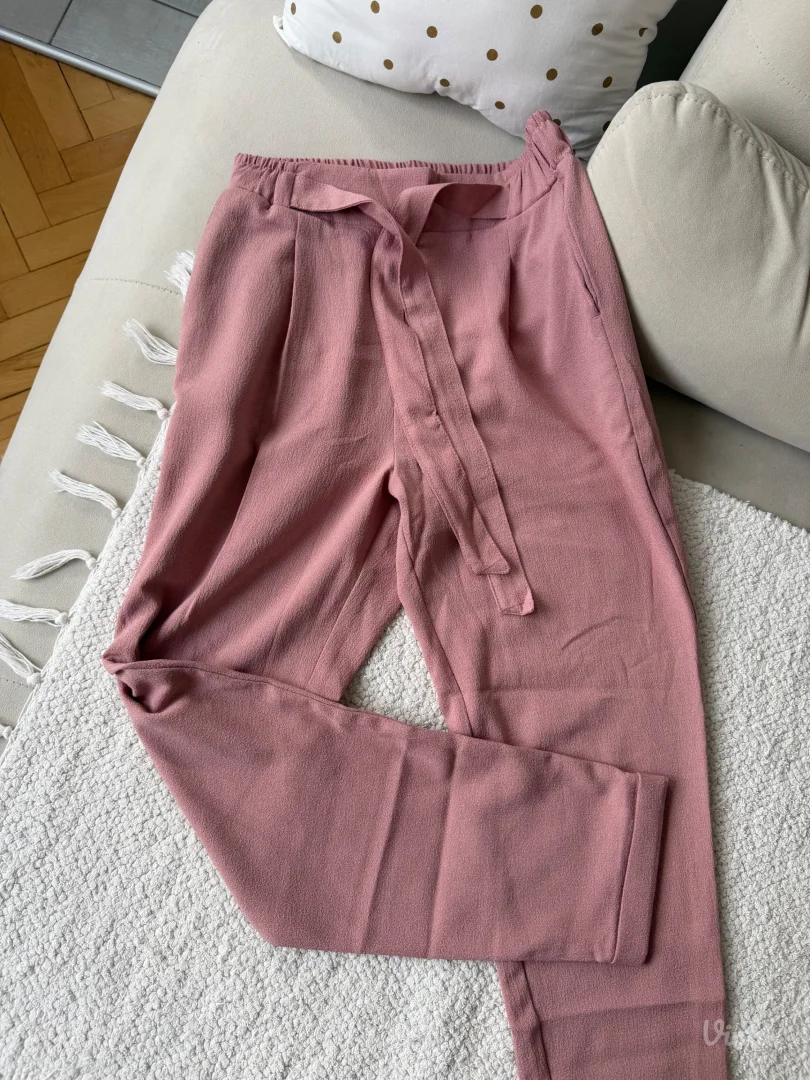 Roze cigaret pantalone