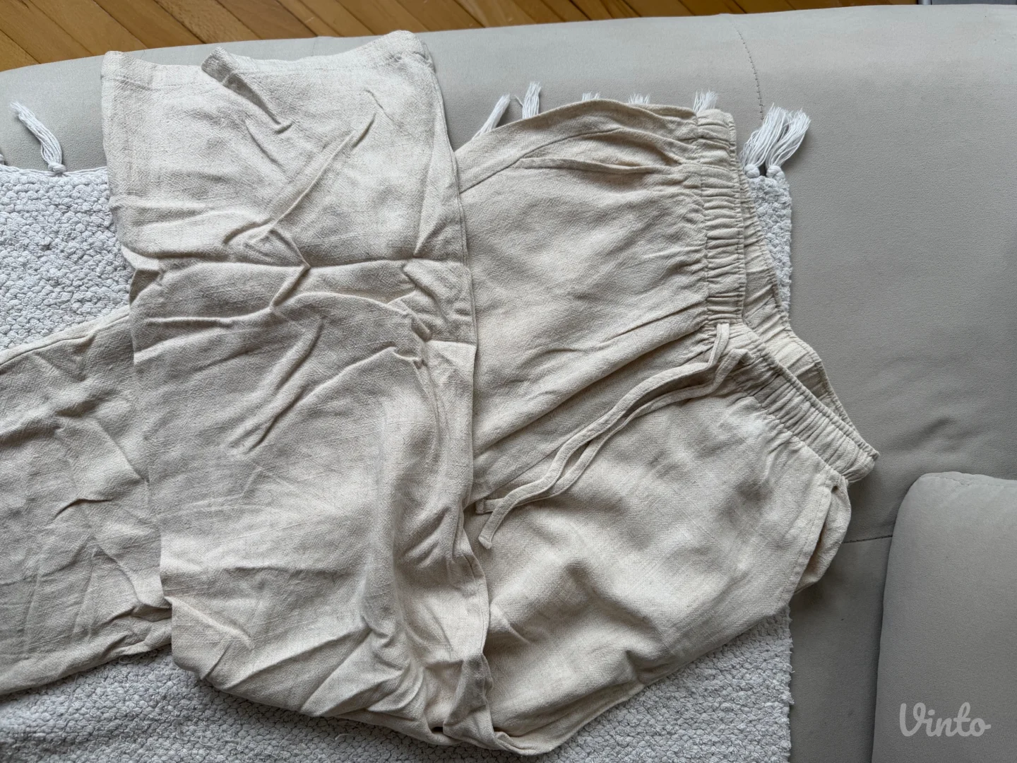 Stradivarius lanene pantalone