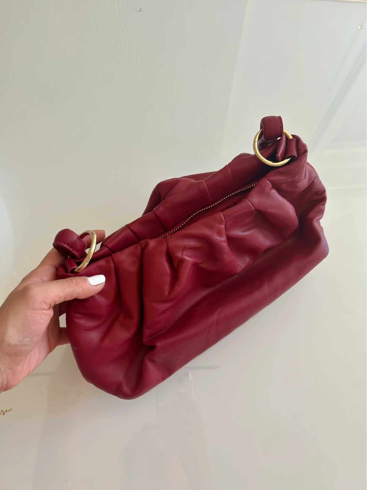 Bordo torbica brenda Stradivarius