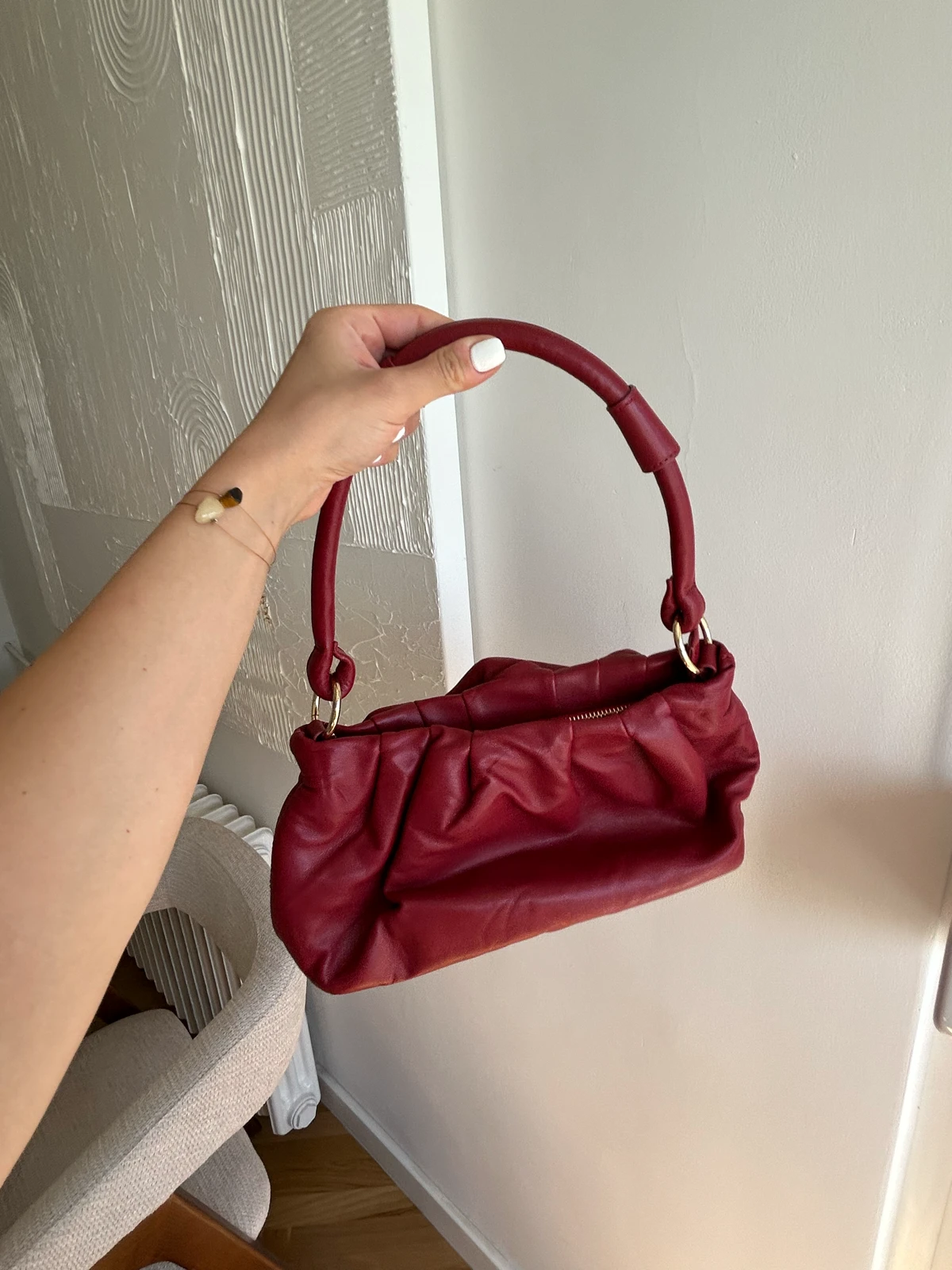 Bordo torbica brenda Stradivarius