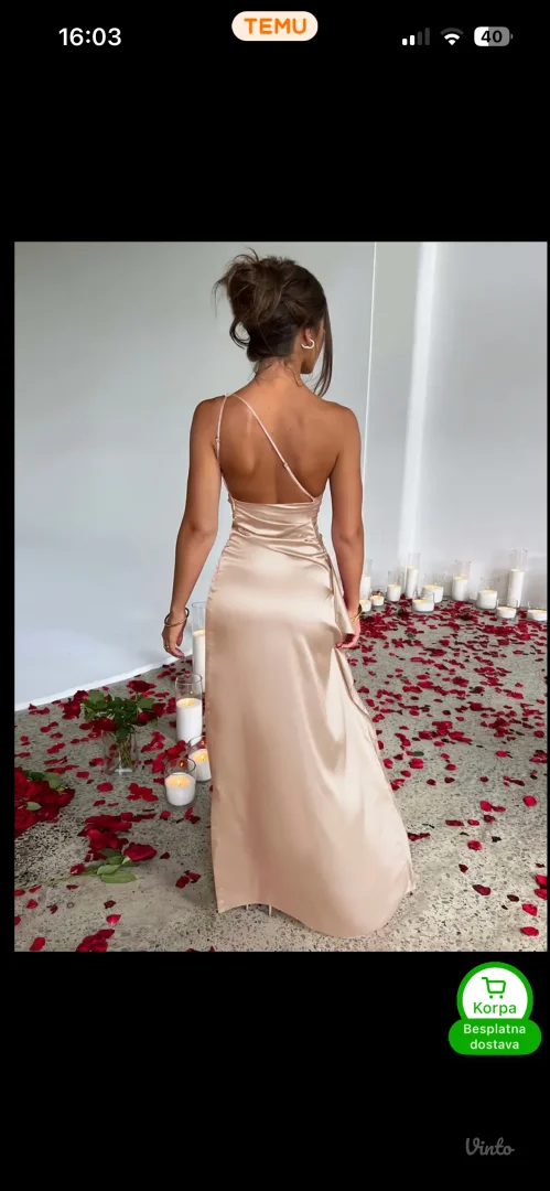 Svečana baby roze haljina