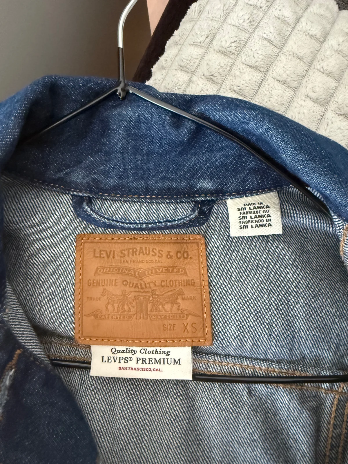 Levis teksas jakna XS
