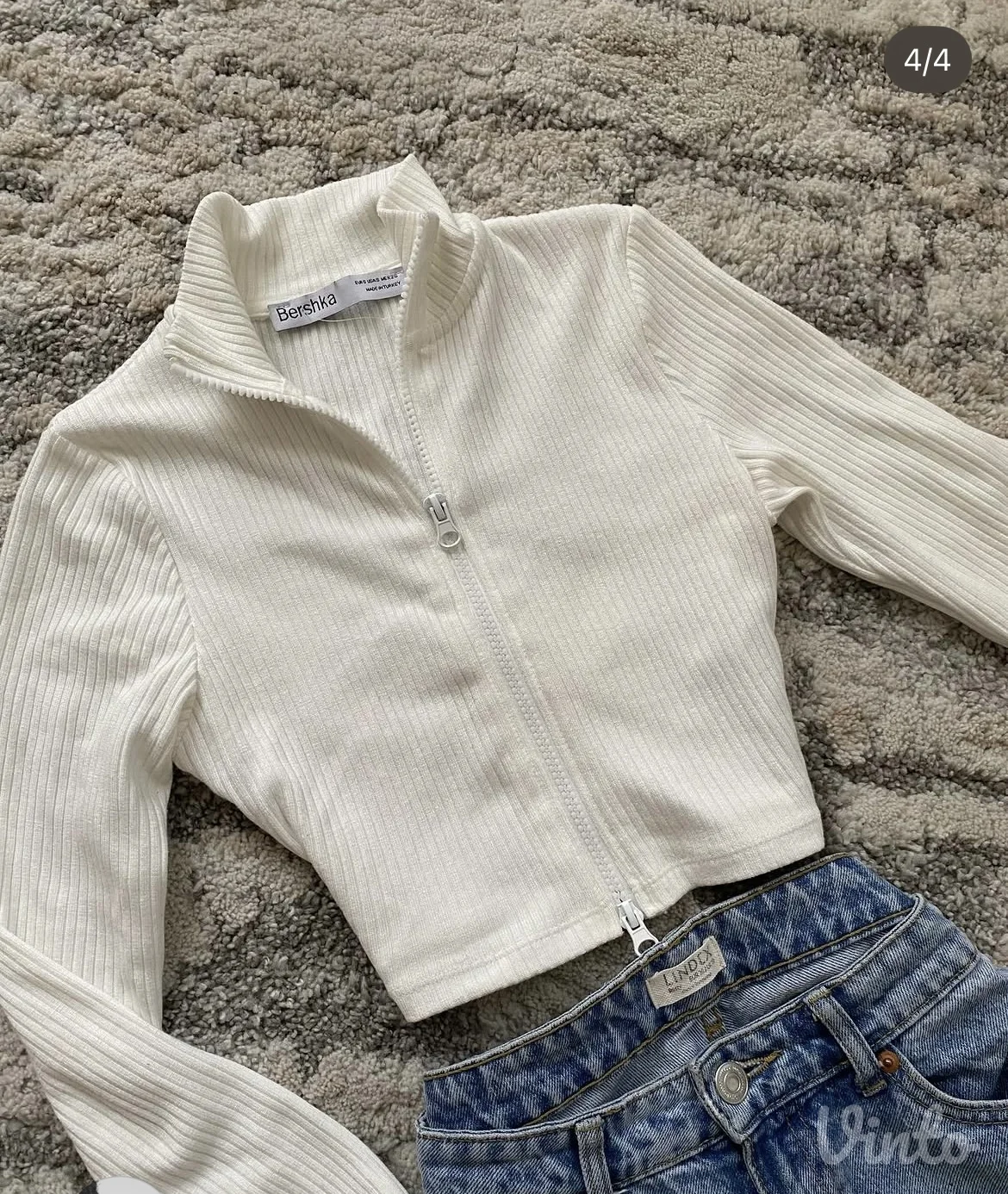 Bershka duks crop top