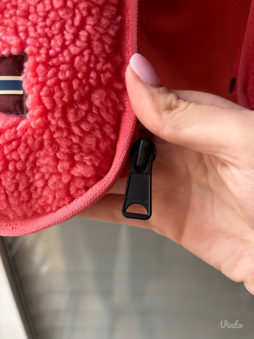 napapijri teddy/fleece duks