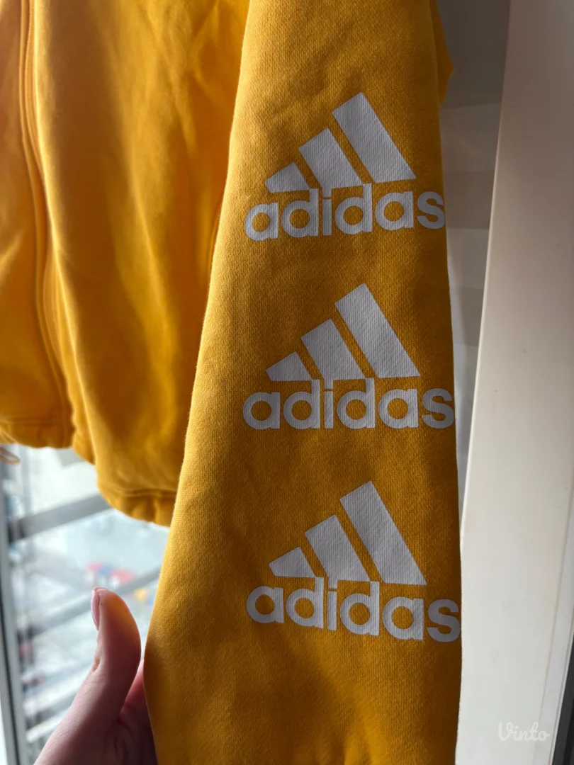 adidas duks žuti ženski