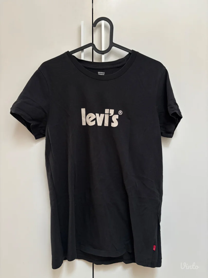 levis crna ženska majica