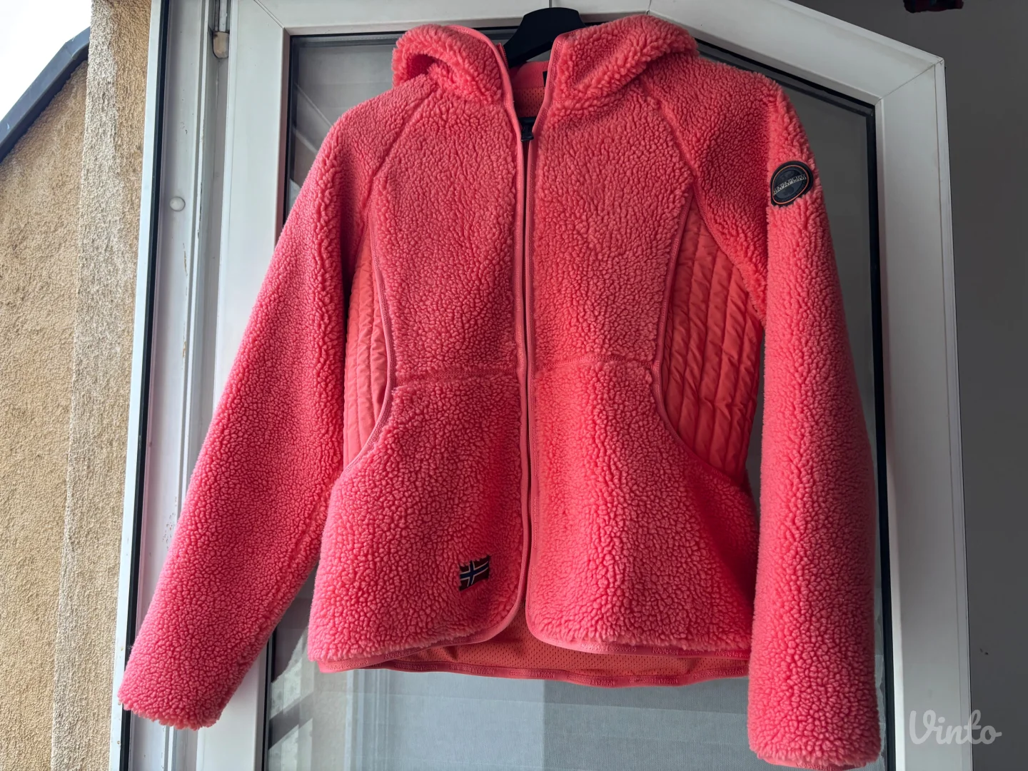 napapijri teddy/fleece duks