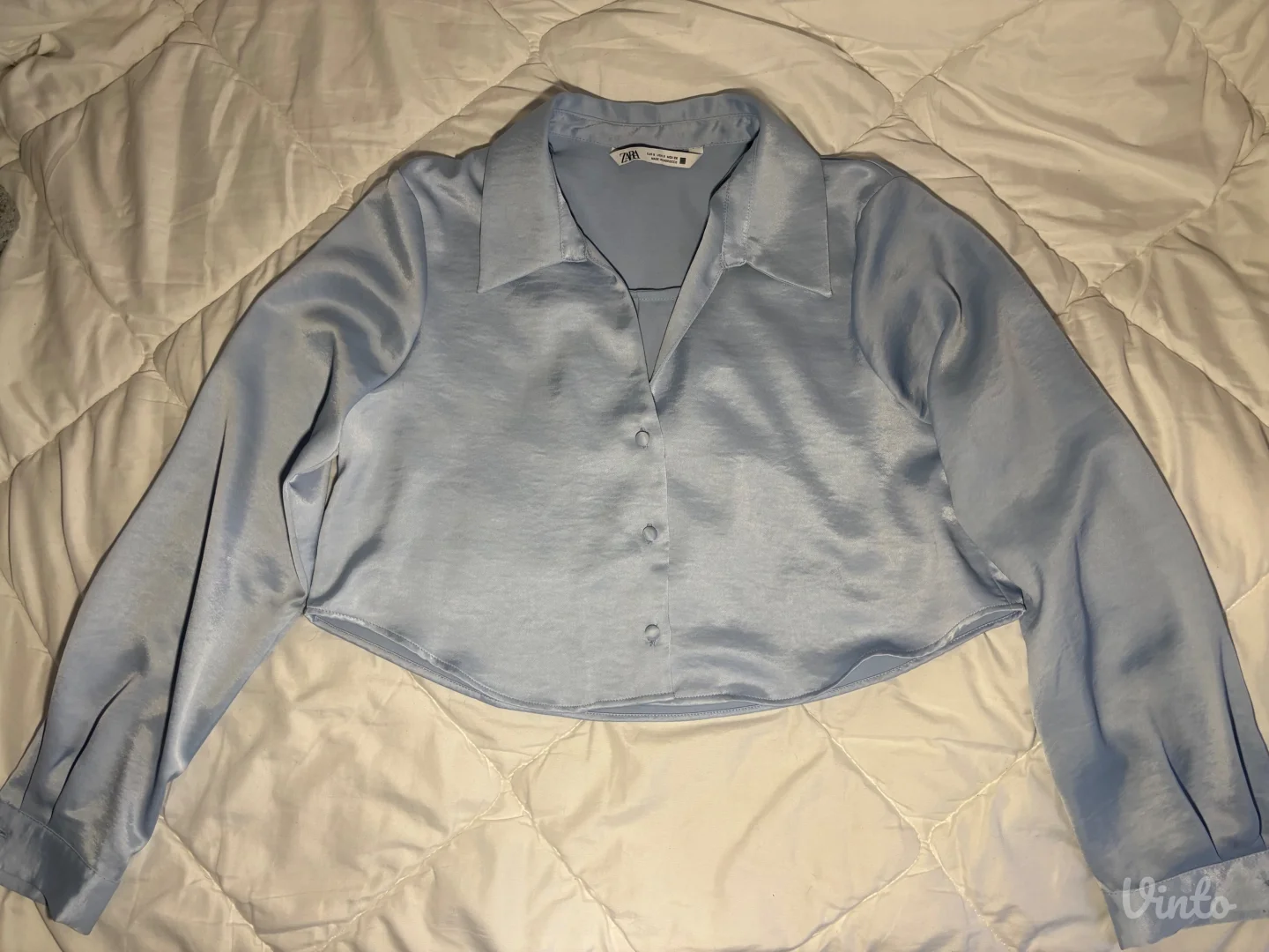 zara satenska kosulja