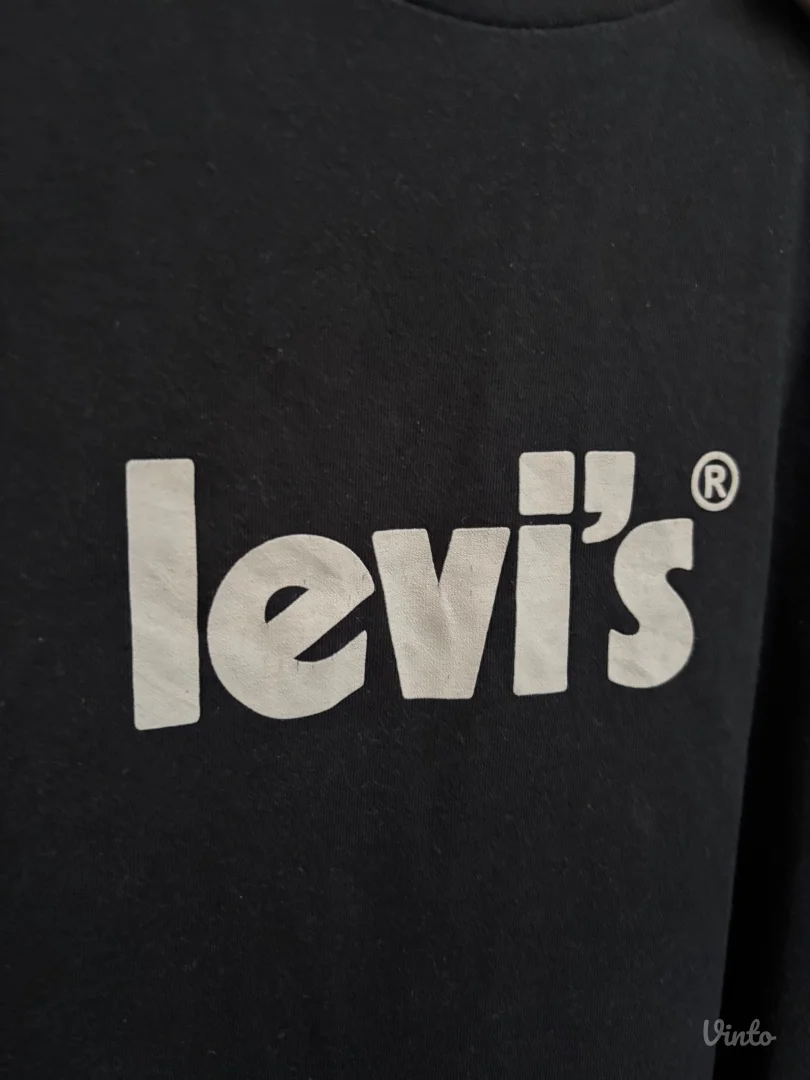 levis crna ženska majica