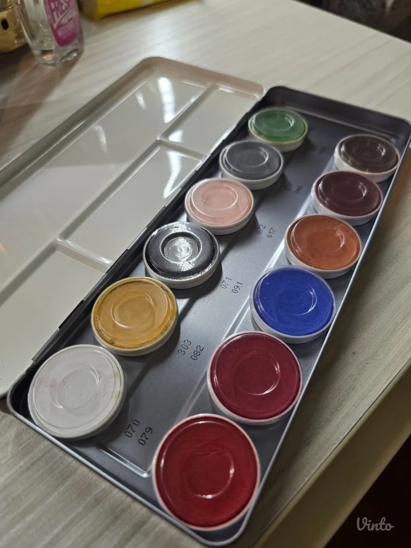 Kryolan AquaColor Paleta sa 12 boja