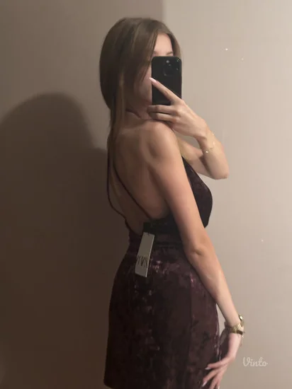 Zara plisana haljina nova