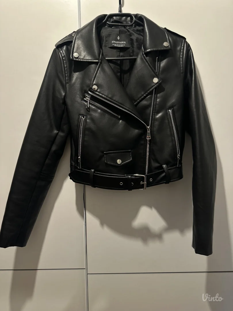 Stradivarius kozna jakna