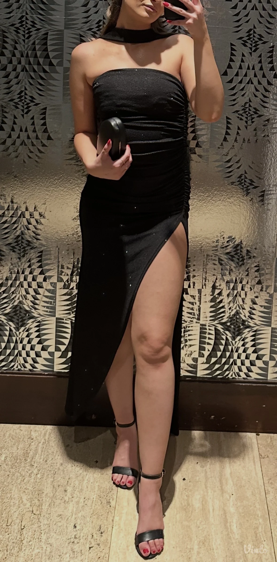 Blondy crna haljina
