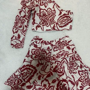 ZARA crveno-beli komplet letnji / XS