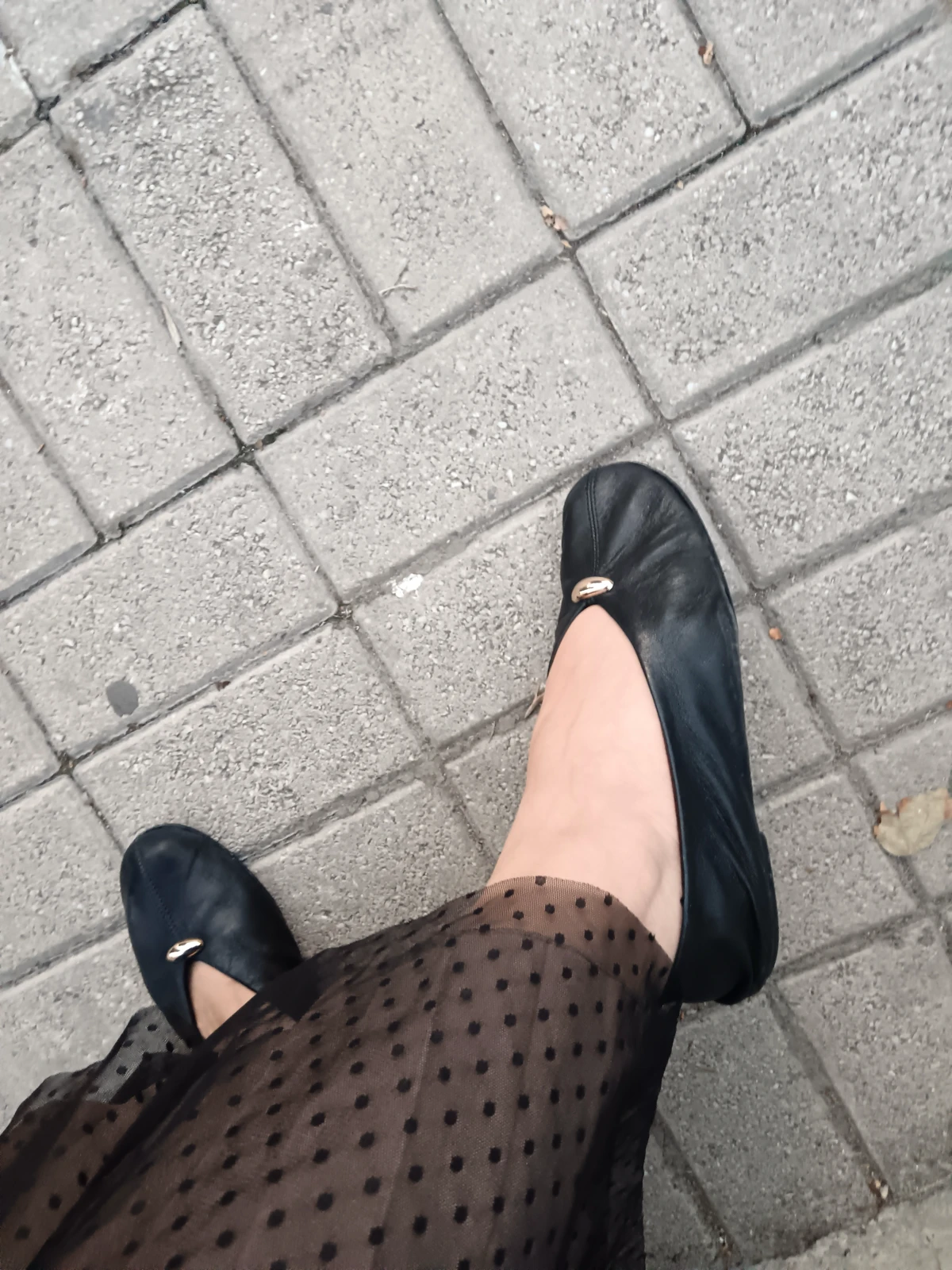 Zara kožne baletanke 38