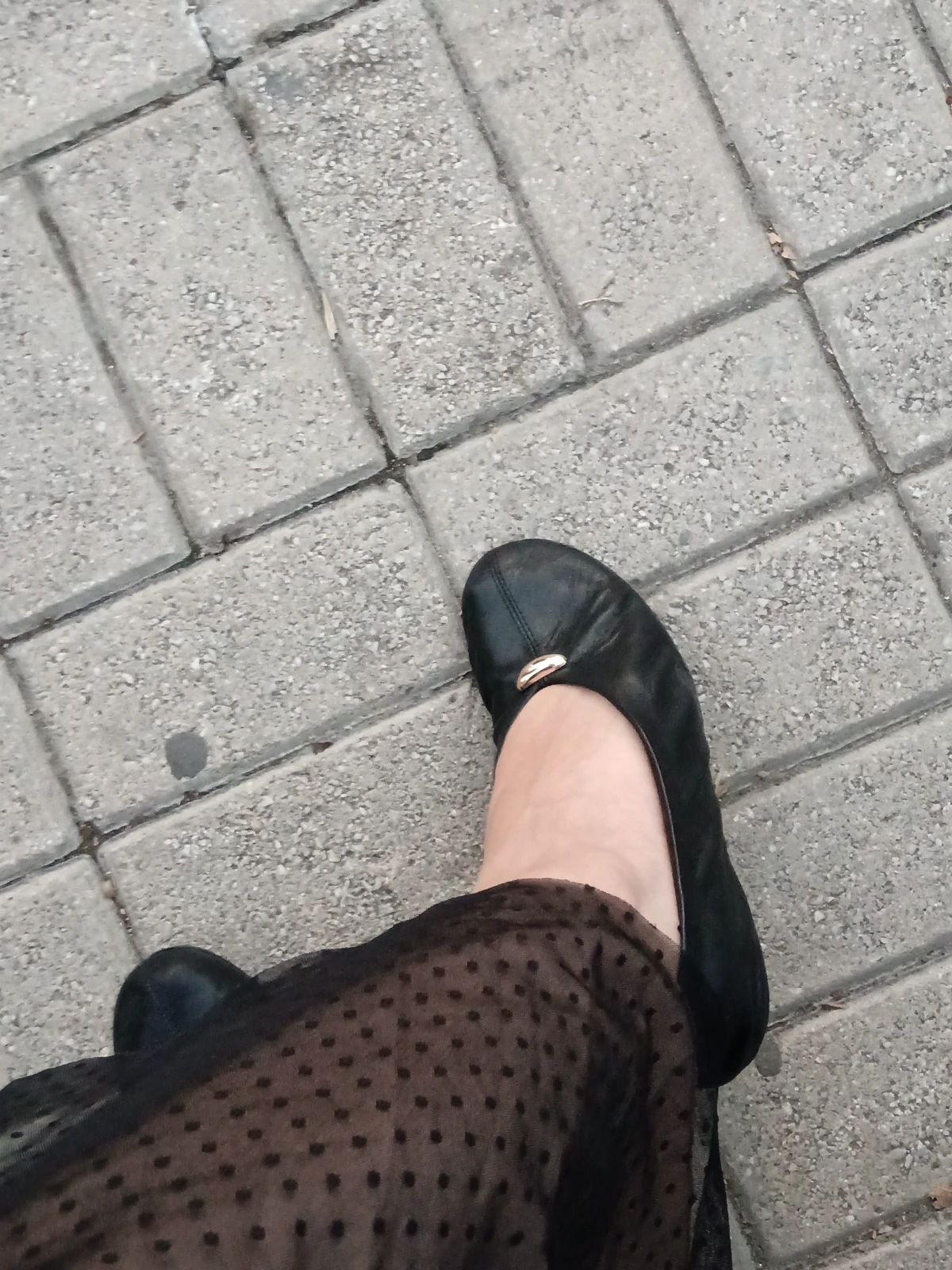 Zara kožne baletanke 38