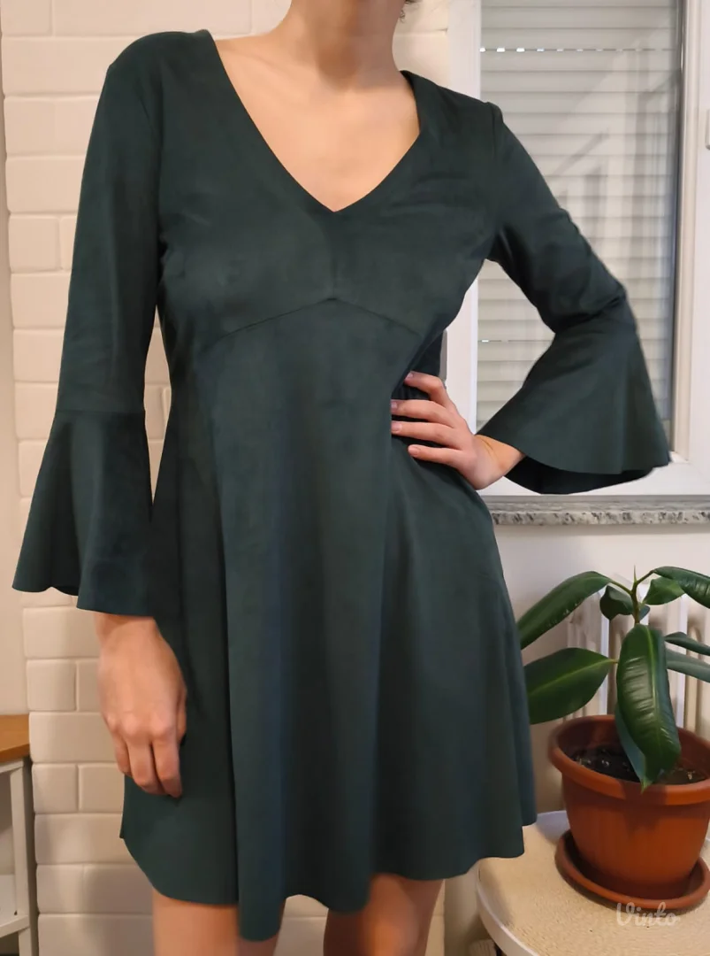 Mango zelena haljina