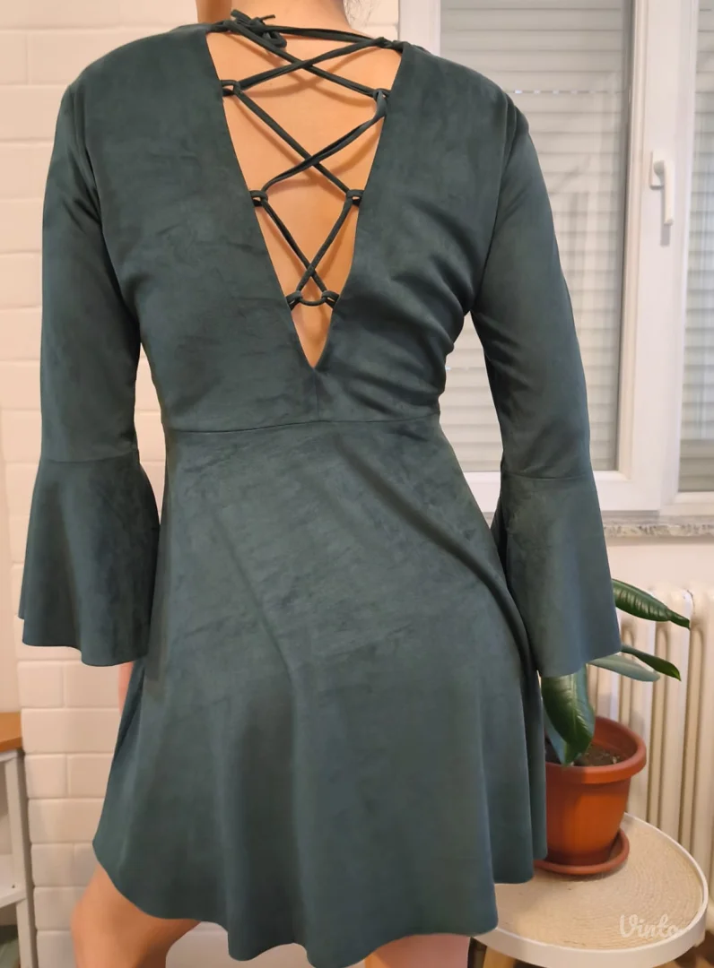 Mango zelena haljina