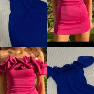 Plava elegantna haljina