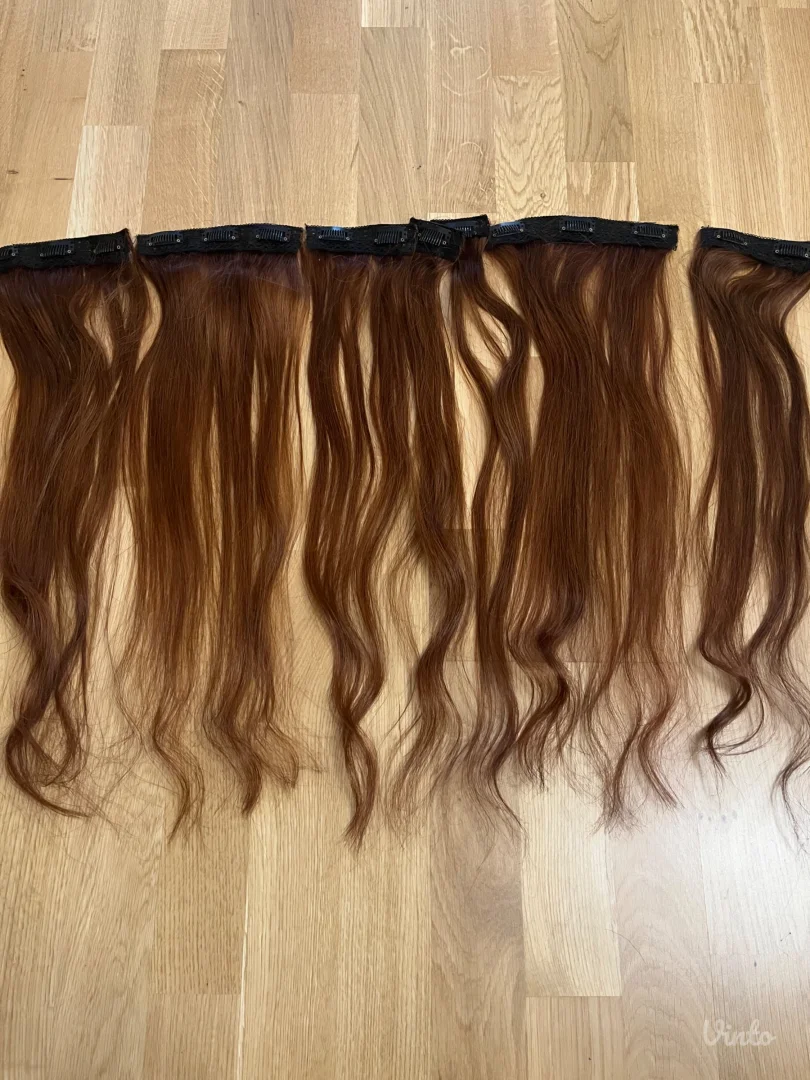 Prirodna kosa nadogradnja klipse