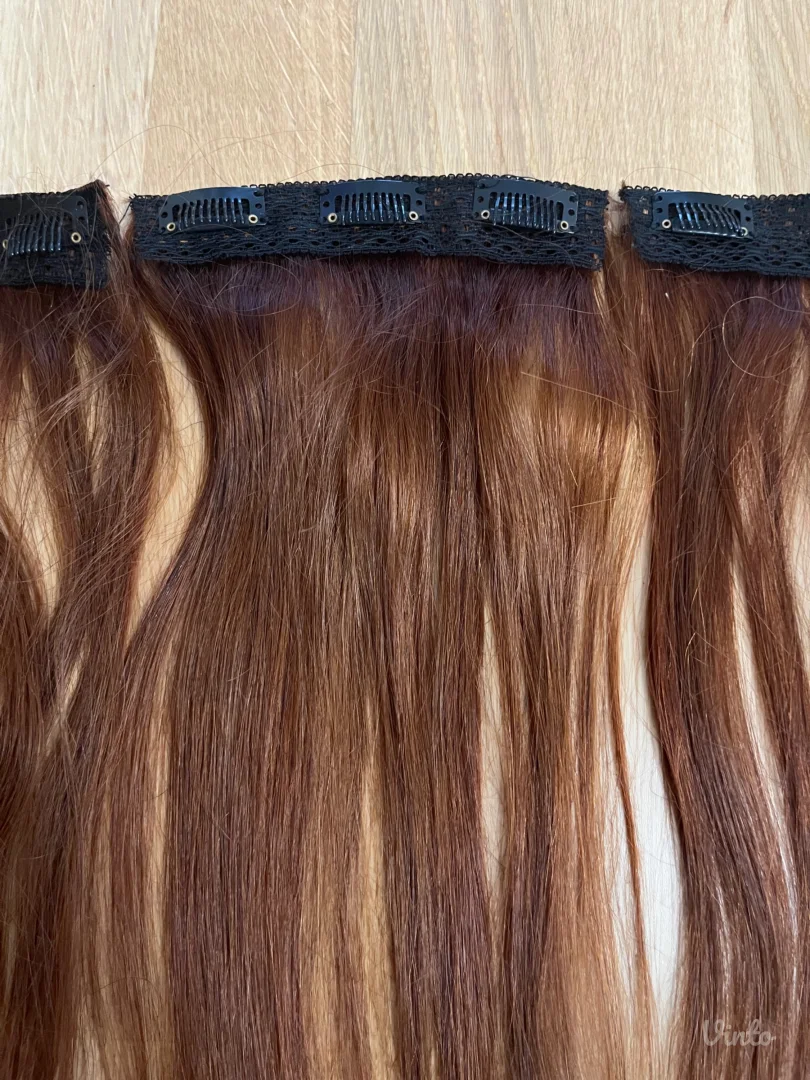 Prirodna kosa nadogradnja klipse