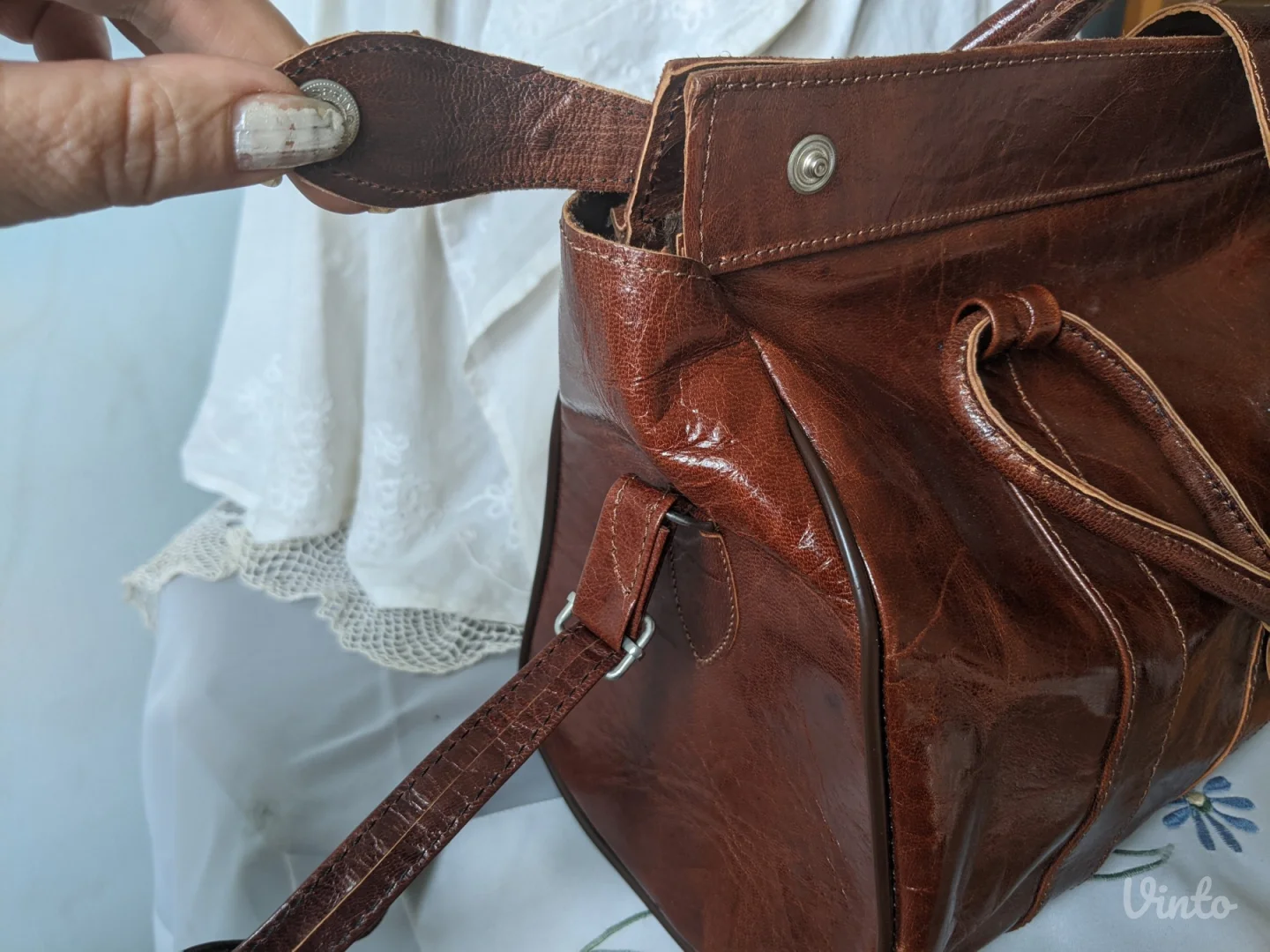 Tašna od pećene kamilje kože - Nova - Velika