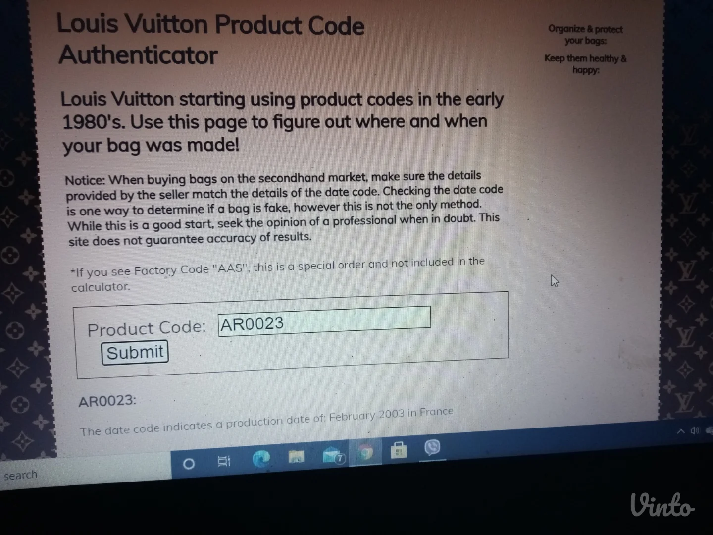 Louis Vuitton - ORIGINAL sa serijskim brojem - NOVA