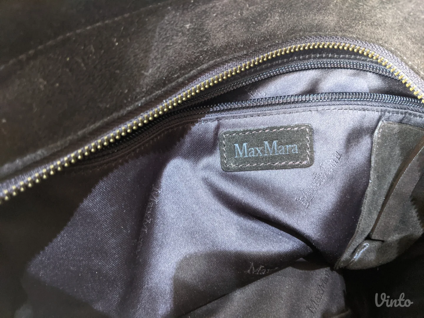 Max Mara - Prirodna koža + Velur - Original - Velika