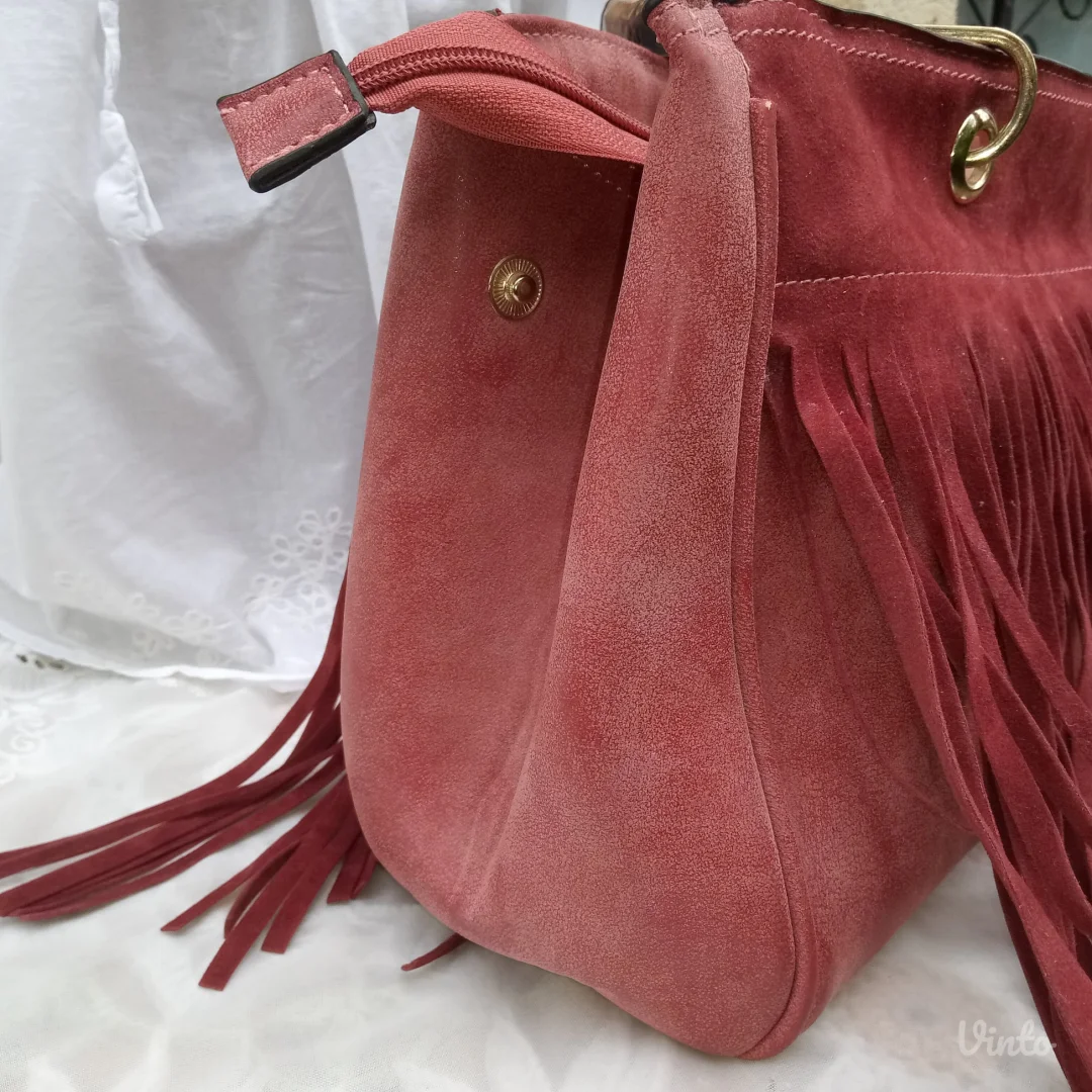 Paolo Bags - Original - Velika - NOVA - Velur koza