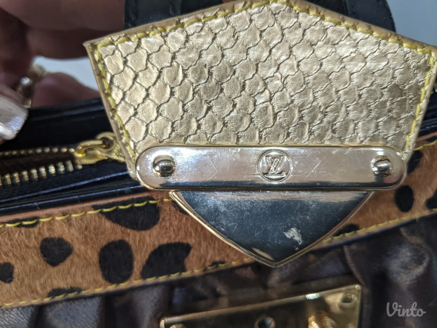Louis Vuitton - Prirodno krzno - Monogram - Velika