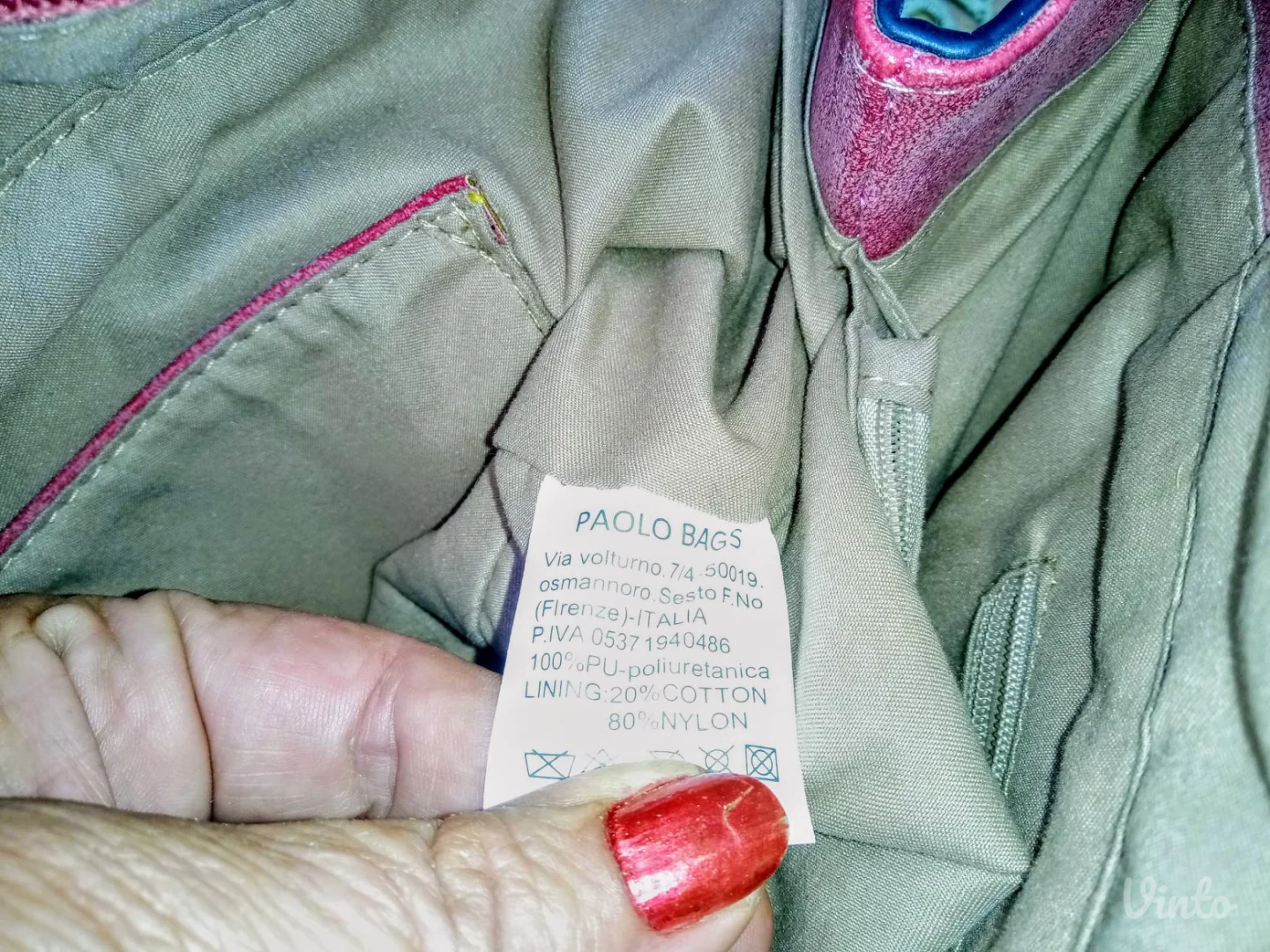 Paolo Bags - Original - Velika - NOVA - Velur koza