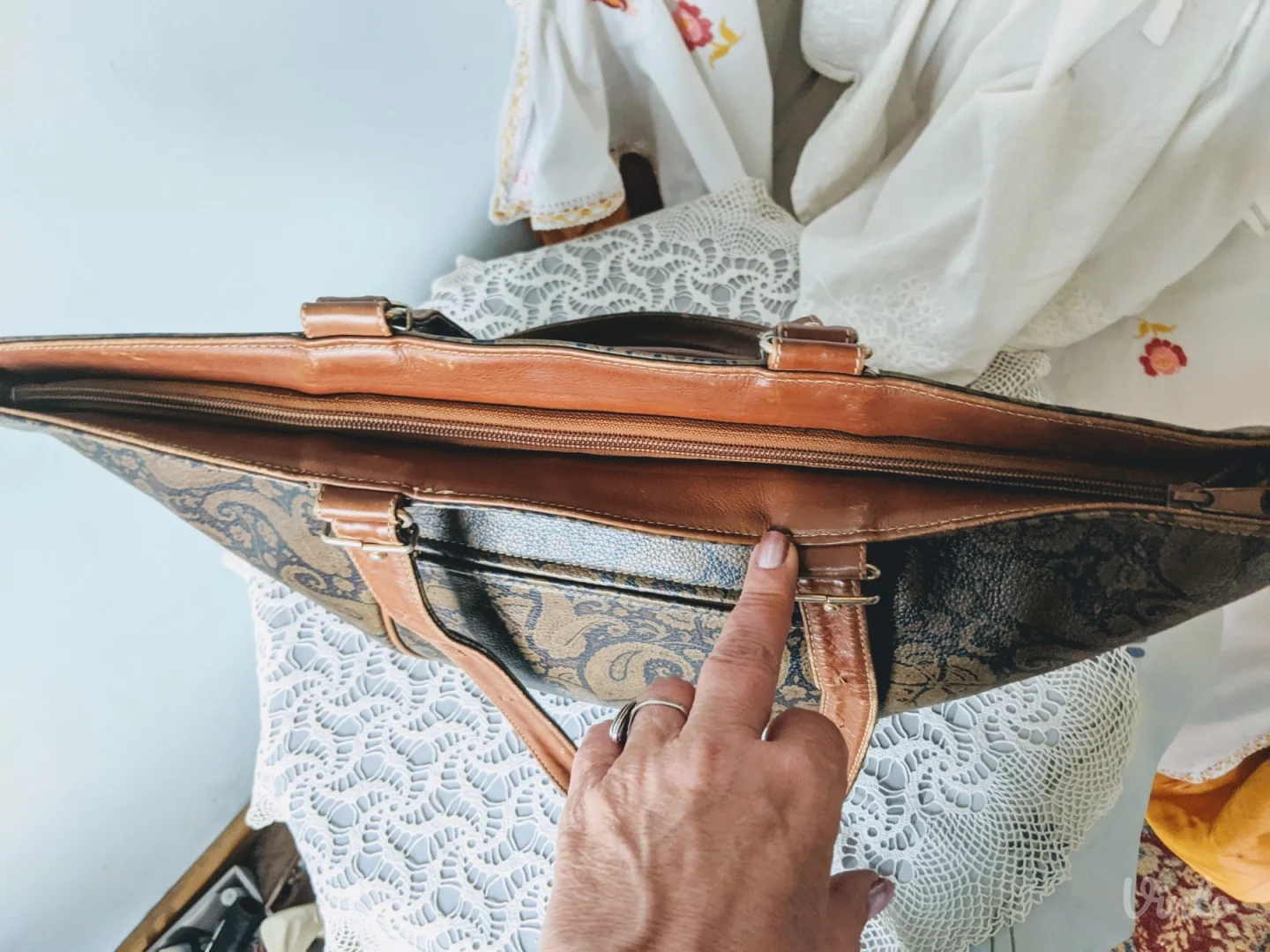 TEXIER - Prirodna koža - Velika - Original