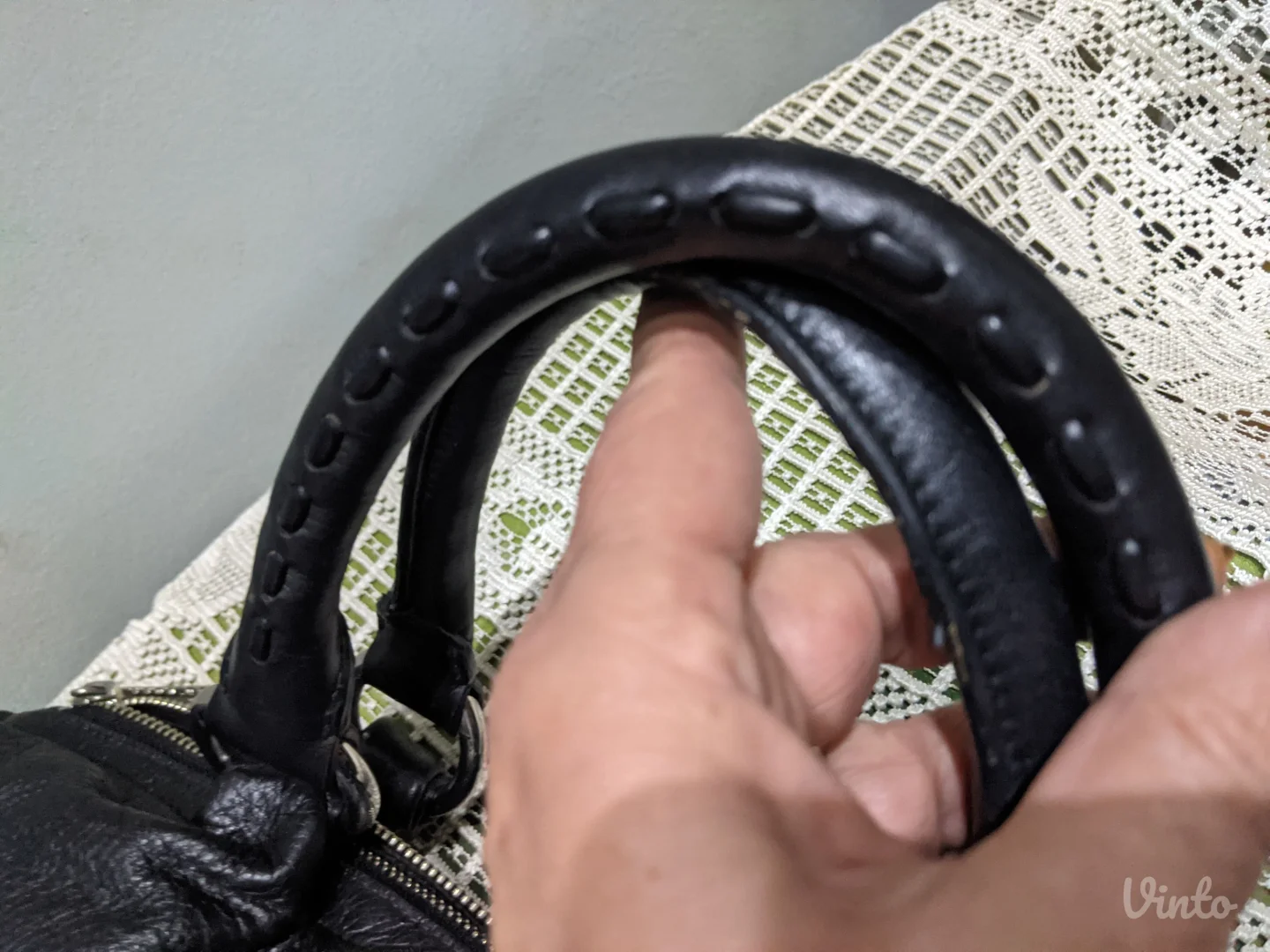 Hugo Boss torba - Original - prirodna koža, sa ser. brojem