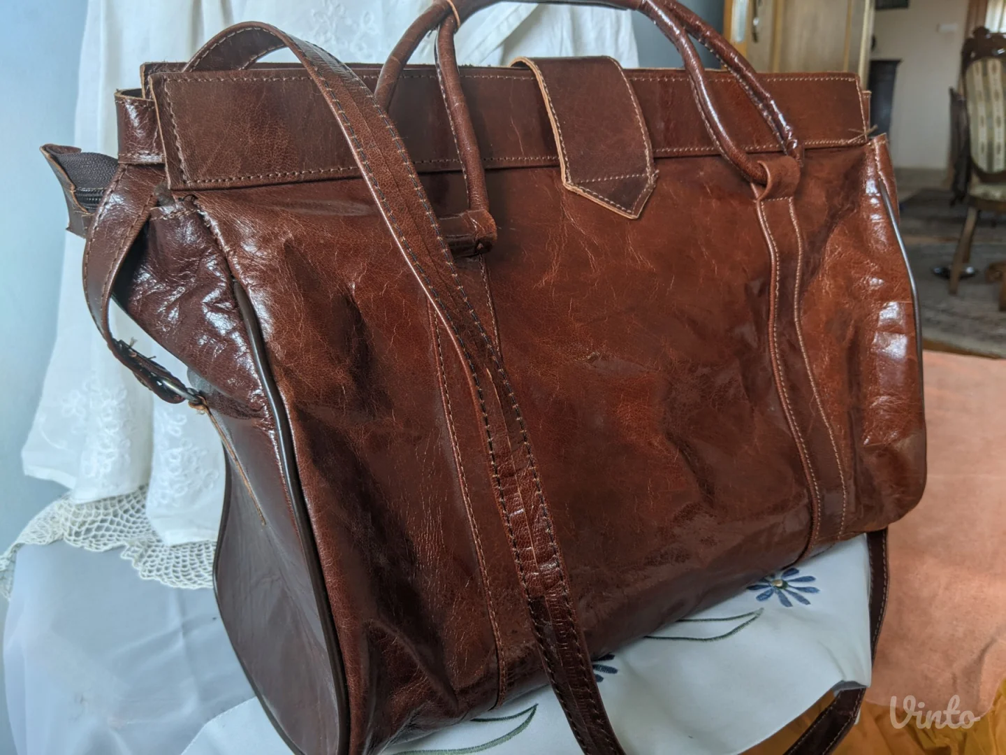 Tašna od pećene kamilje kože - Nova - Velika