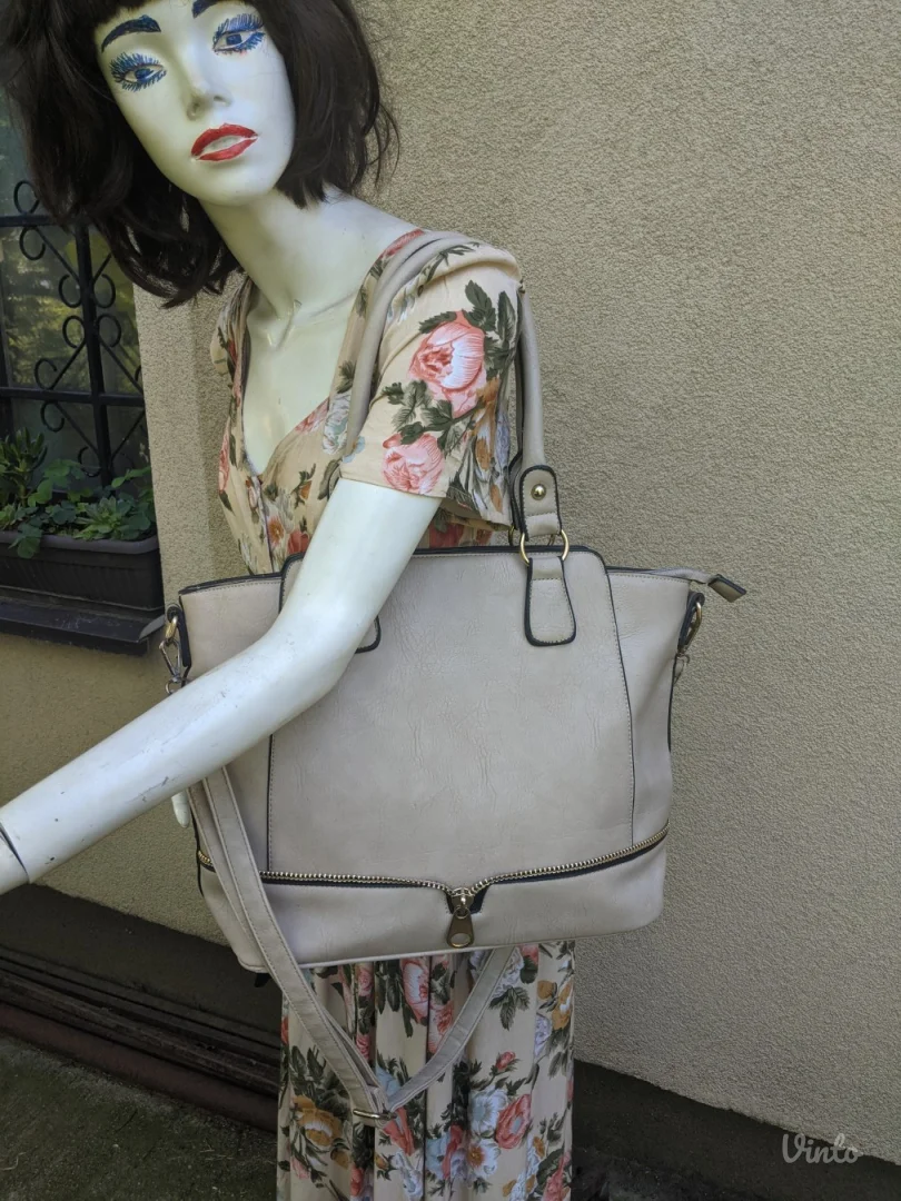 Velika bež tašna - Nova