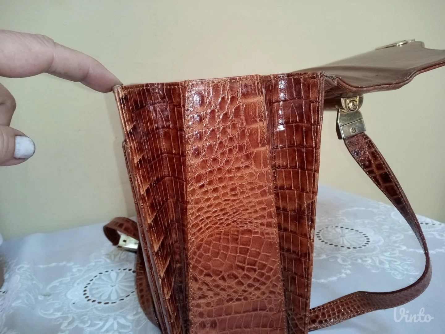 LA MONTE CREAZIONI-Prirodna krokodilska koza-NOVA-Orig.