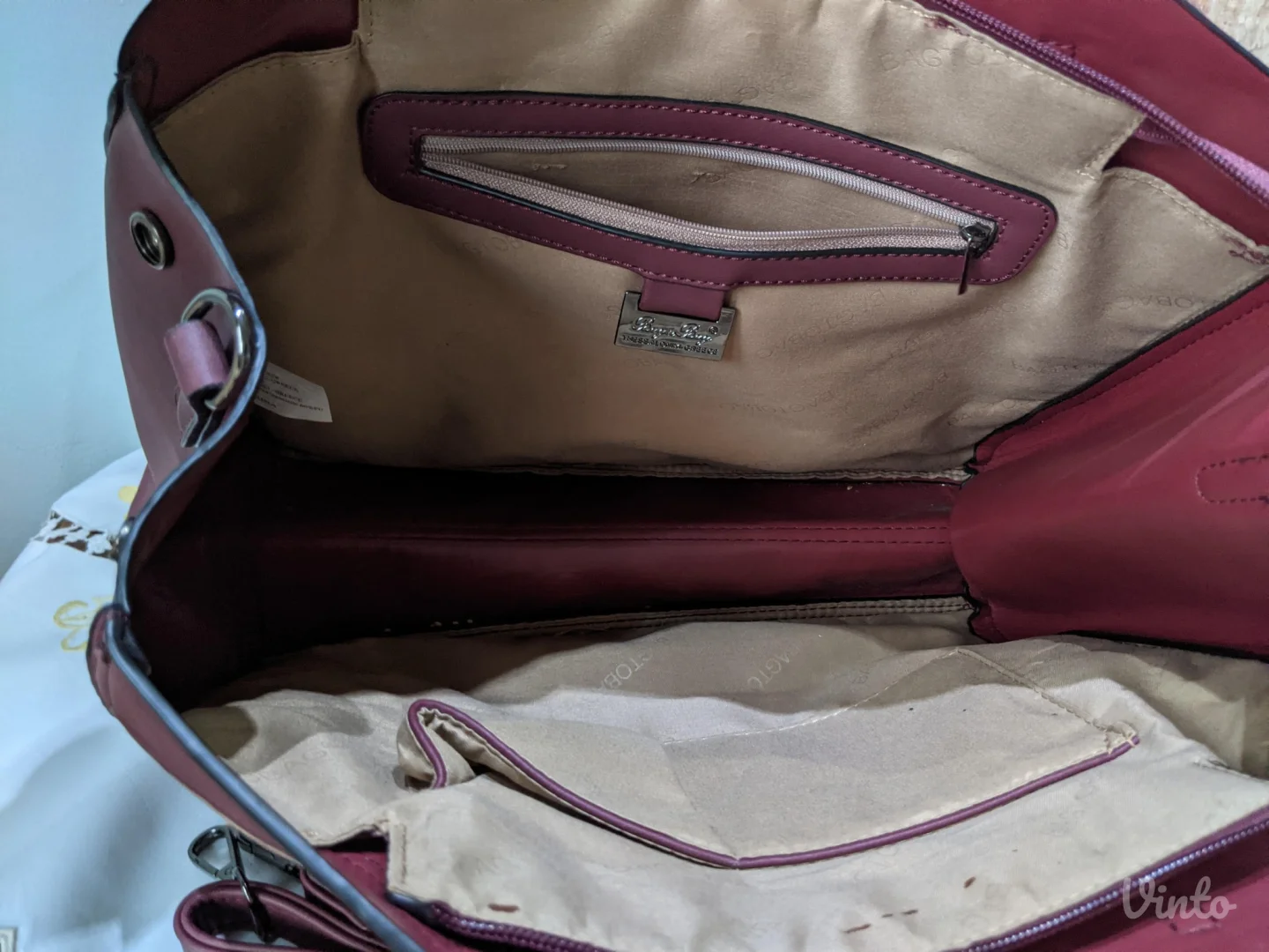 Bag To Bag- burgund boje, HIT SEZONE- Nova sa etiketom