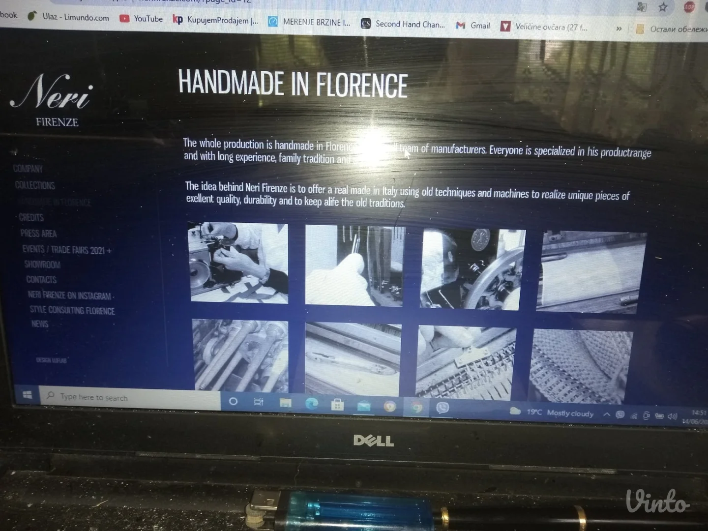 NERI - Hand made - UNIKAT - Original - Kožna - Velika