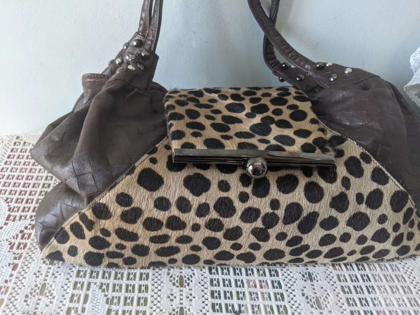 RIPANI - Original - prirodna koža + prirodno krzno