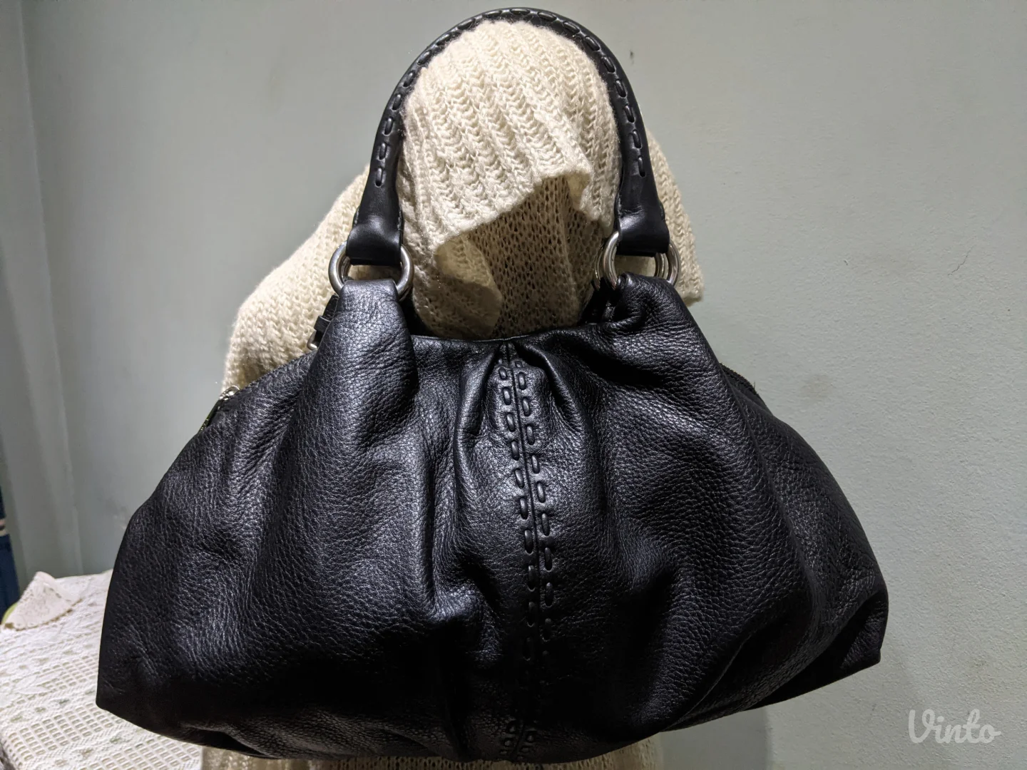 Hugo Boss torba - Original - prirodna koža, sa ser. brojem