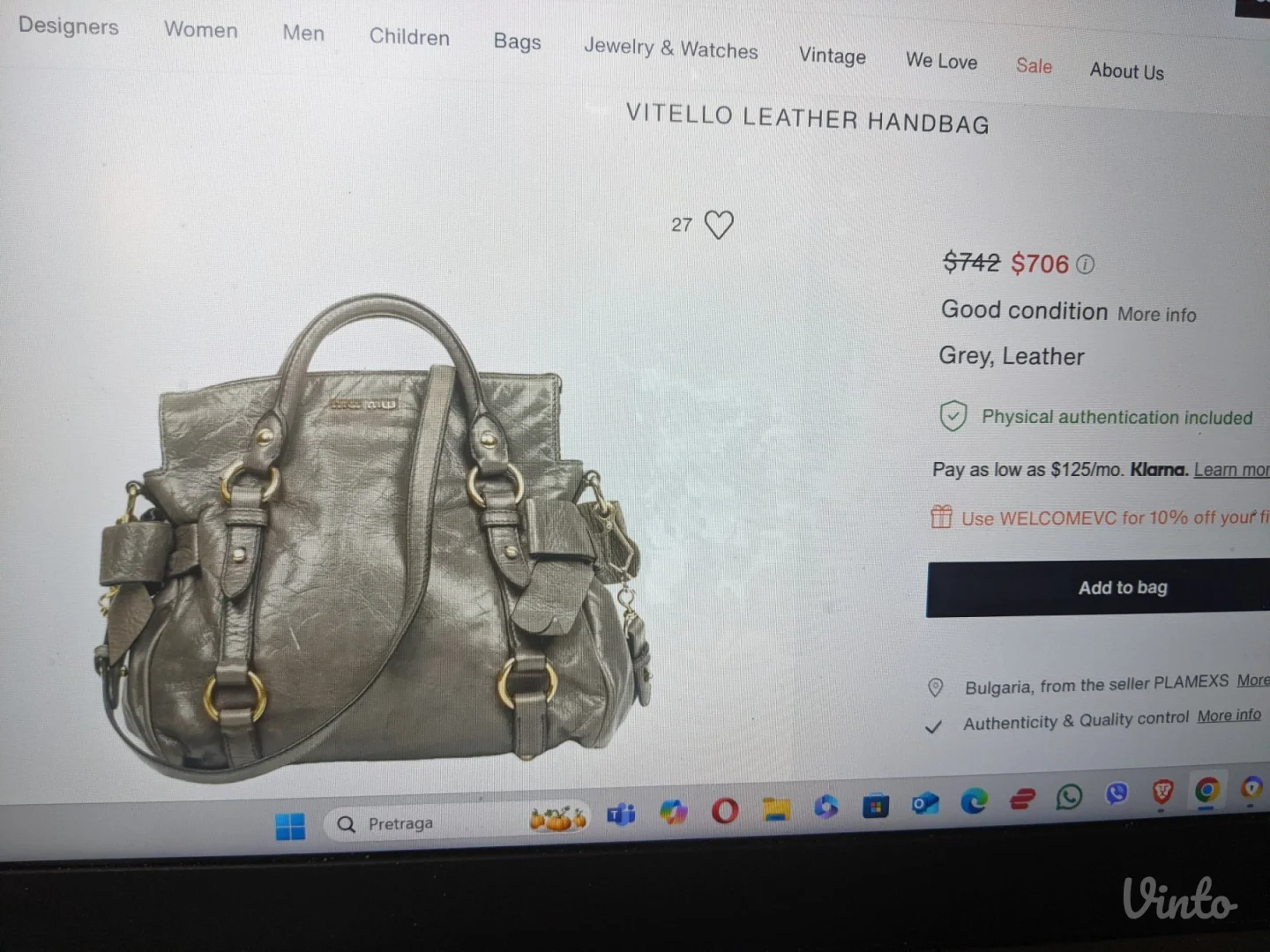 Miu Miu - Vitello - Original