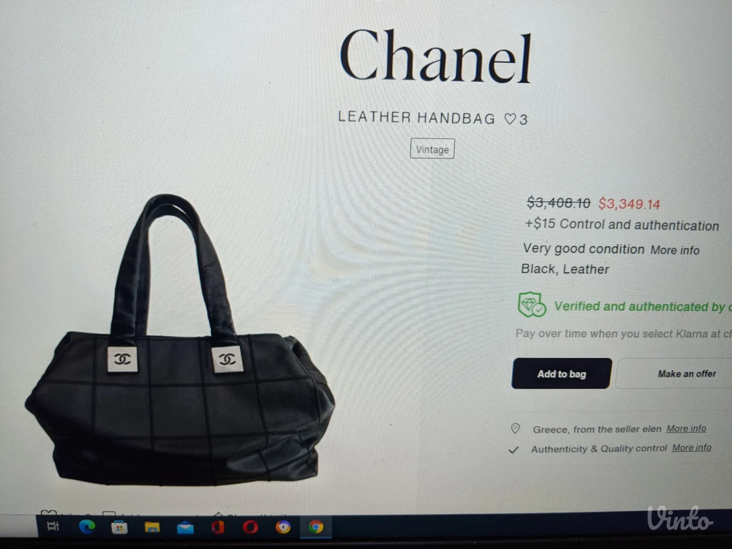 CHANEL torba - Original - vintage