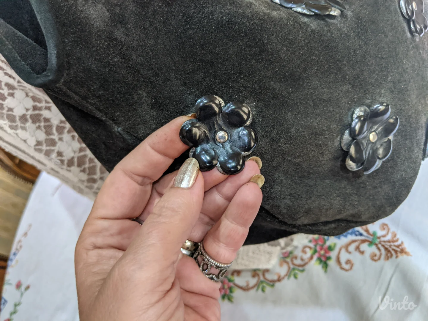 Prirodna koža - velur - velika